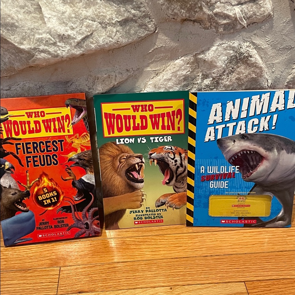 Scholastic 'Who Would Win?' Animal Battle Book Trio